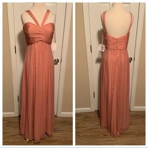 NWT - Amsale GB026C rose size 10 Bridesmaid dress